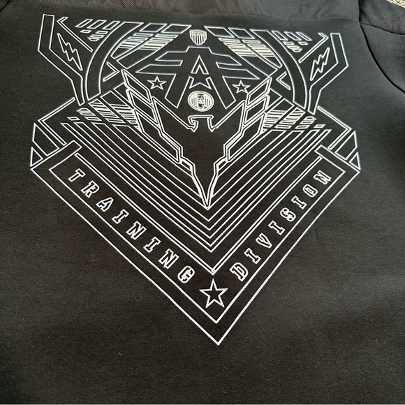 American Fighter Black Zip up Graphic Mens Jacket Size Large - Picture 9 of 12